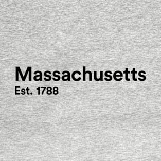 Massachusetts - Est. 1788 T-Shirt